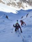 Le couloir N du col de Feuillas