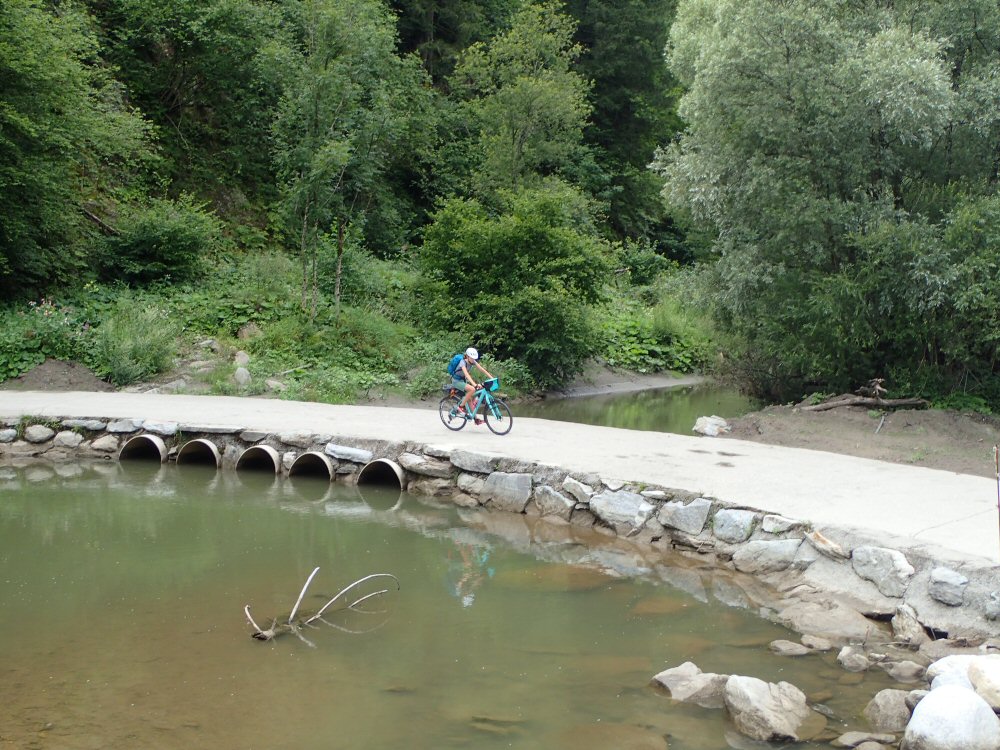 Remontée sur la Glockener radweg