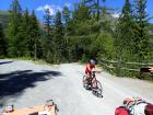 Descente sur Zernez (avec des mpontées)