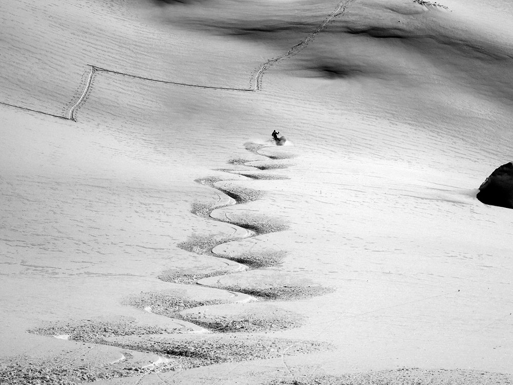 Descendeur de poudre