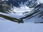 Descente sur le Vieux Emosson