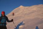 Descente au lever du soleil, photo Berax