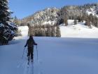 sur le lac d'air froid