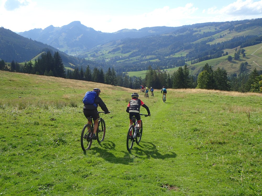 Belle descente sur la Valsainte