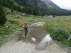 Final à velo sous la pluie jusqu'a Celerina