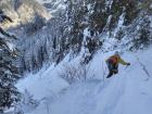 Entrée du couloir rapeuse