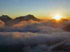 Sunrise on Weissmies