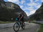 Sortie du Tunnel du Klammschucht. Ancienne route fermée, dommage