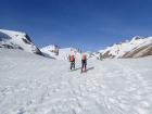 sur les lambeaux du Hohsandgletscher