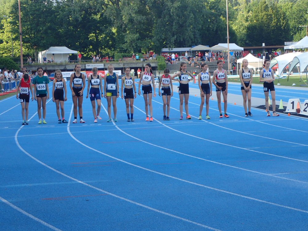 de la concurrence sur le 2000m par 34°C