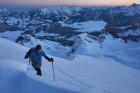 Arrivée sur la crête, photo Berax