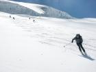 descente sur Oberaarjoch