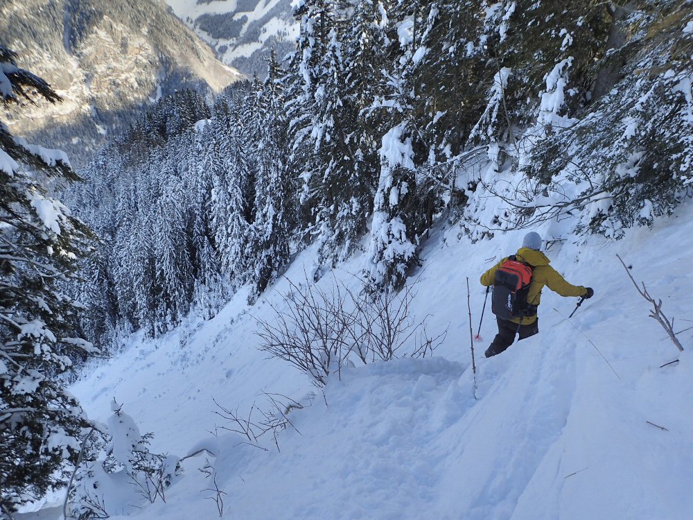 Entrée du couloir rapeuse