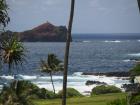 Red sand beach