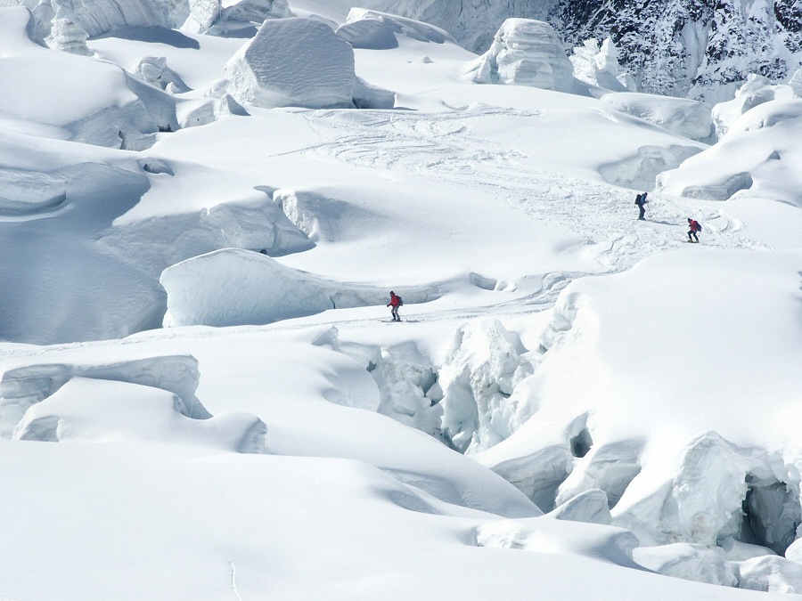 serac sous le Lyskam