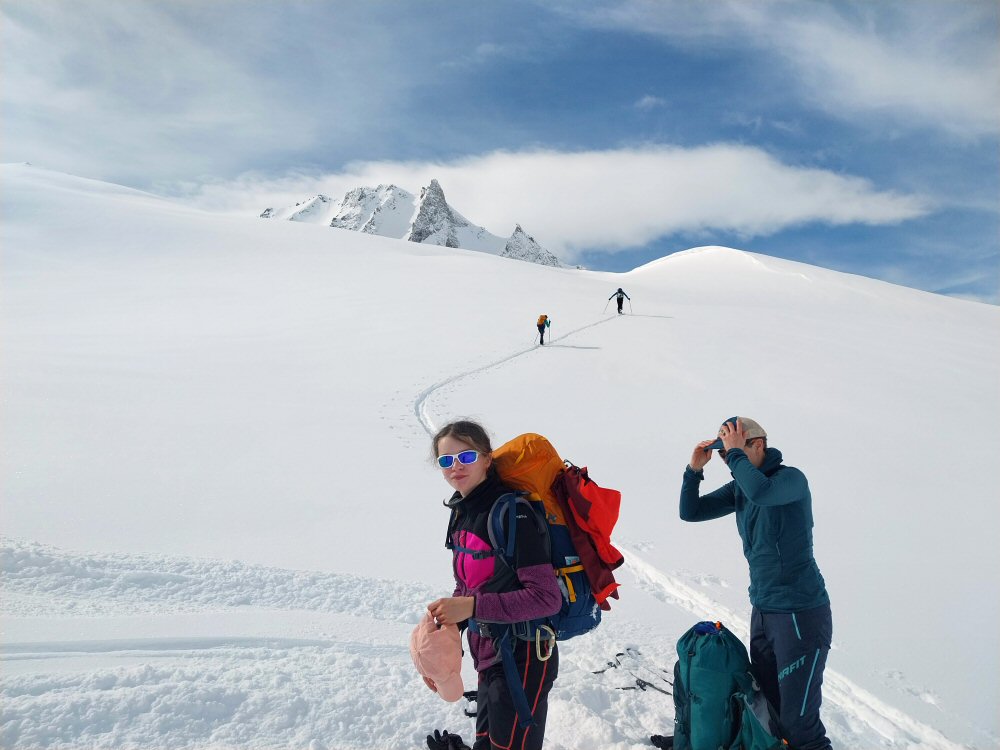 remontée au Passo di Rotondo