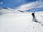 un peu de ski de fond, c'est mieux qu'a pied