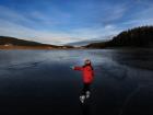 Skating on darkness, Lac des Taillères