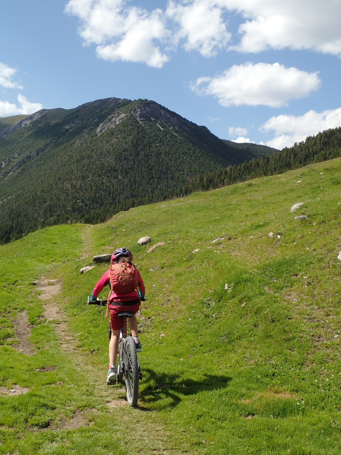 Debut de la montée au Döss dal Termel