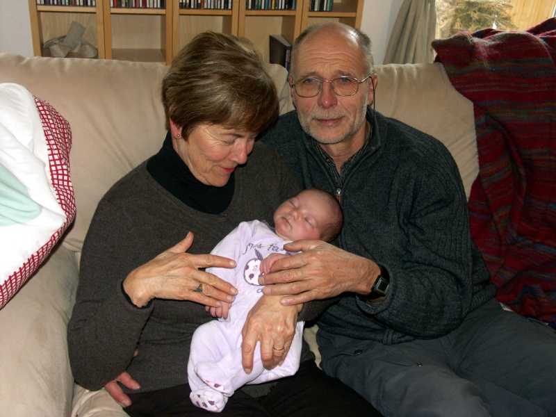 Avec Grand-maman et Grand-Papa