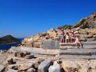 Sur le temple, Knidos