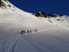 Montée au col de Voré