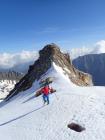 le collu sur l'arete des Grands