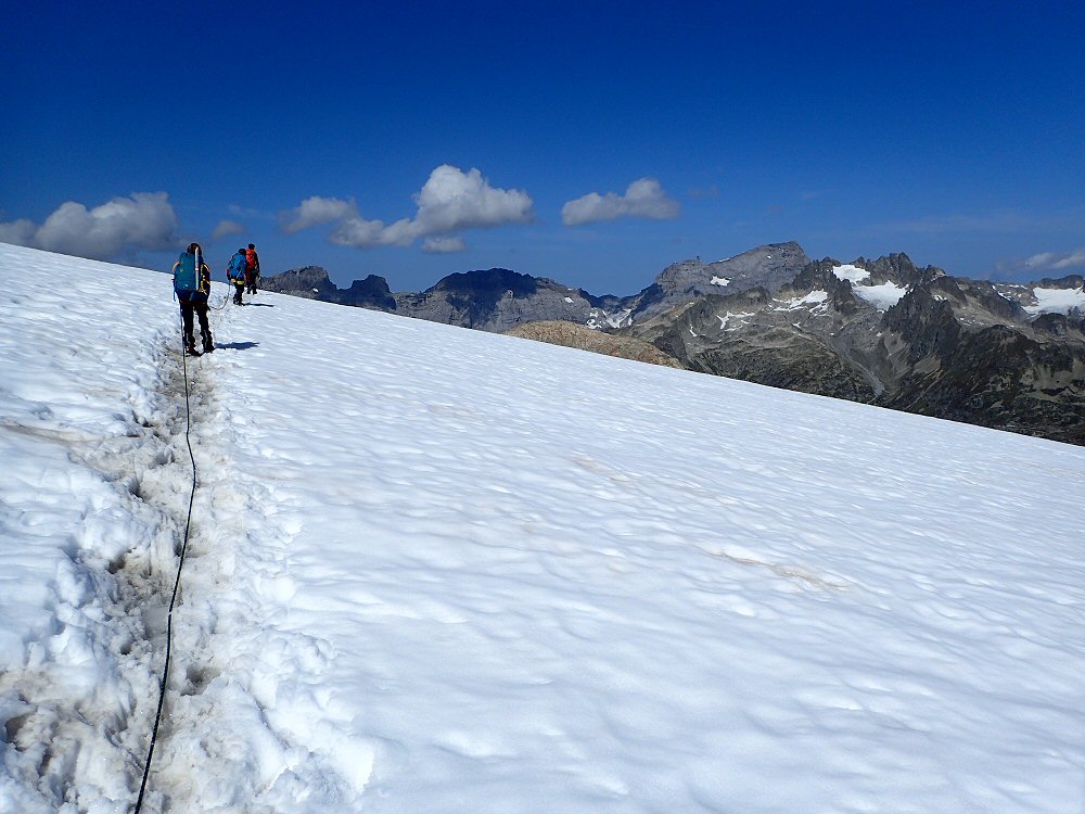 terrible remontée à la cabane