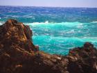 Red sand beach