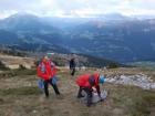 Fin de l'aventure et evacuation des cordes