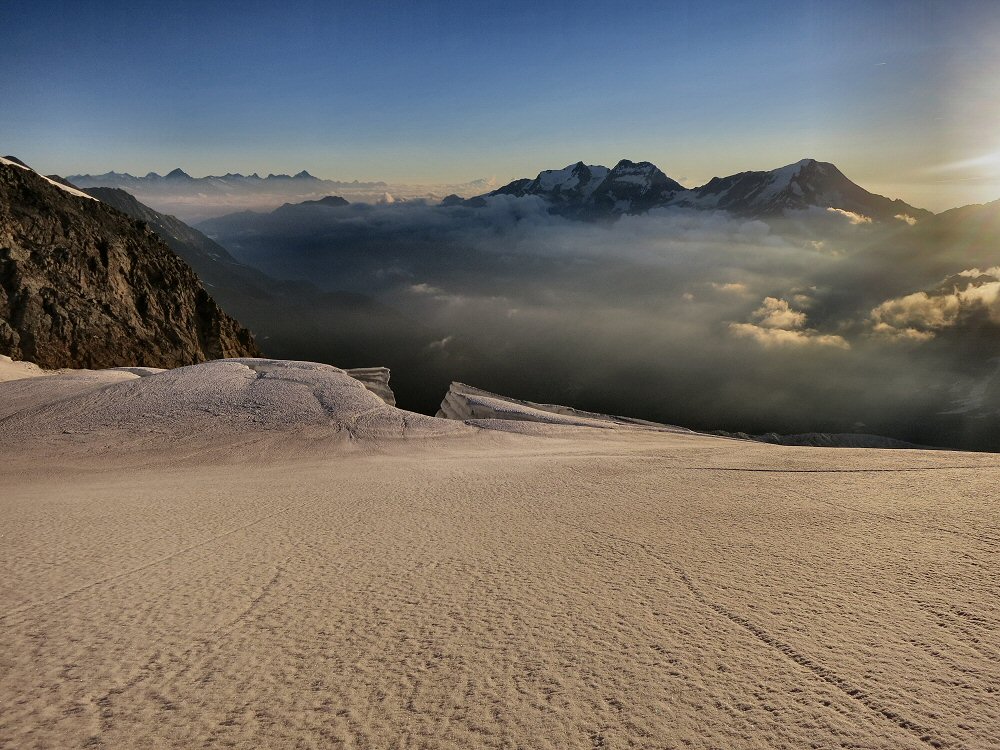 Ca rigole sur le glacier