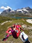 Picnic au Bernina pass