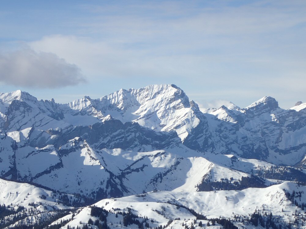 Face N du Muveran...c'est bien blanc