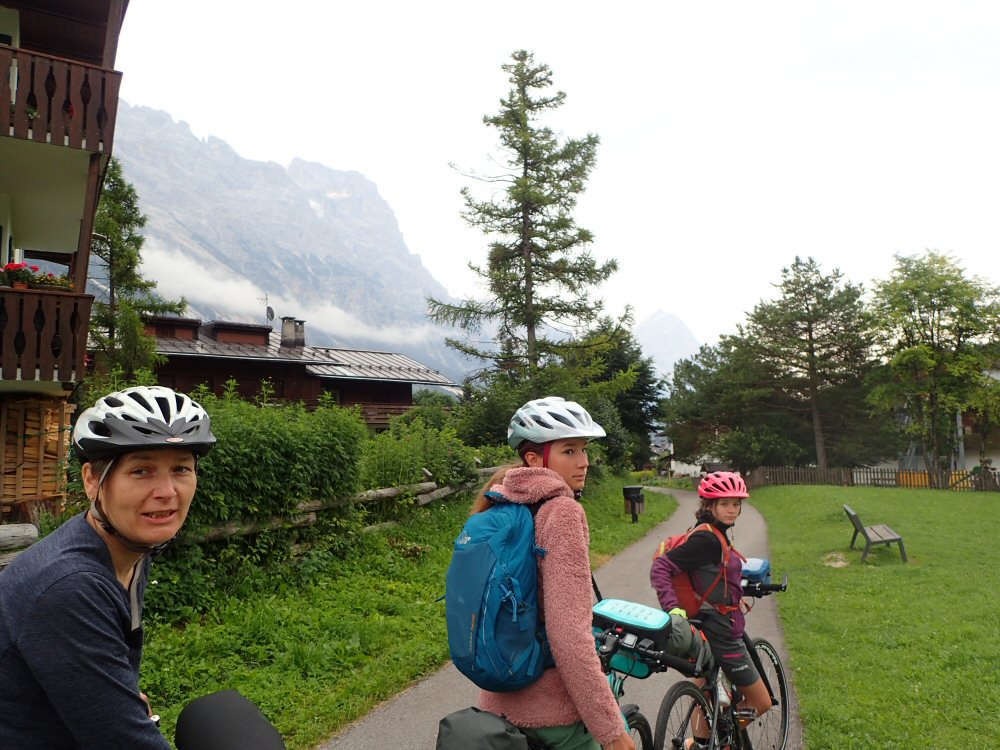 Depart pour Farra d'Alpago...sous la pluie