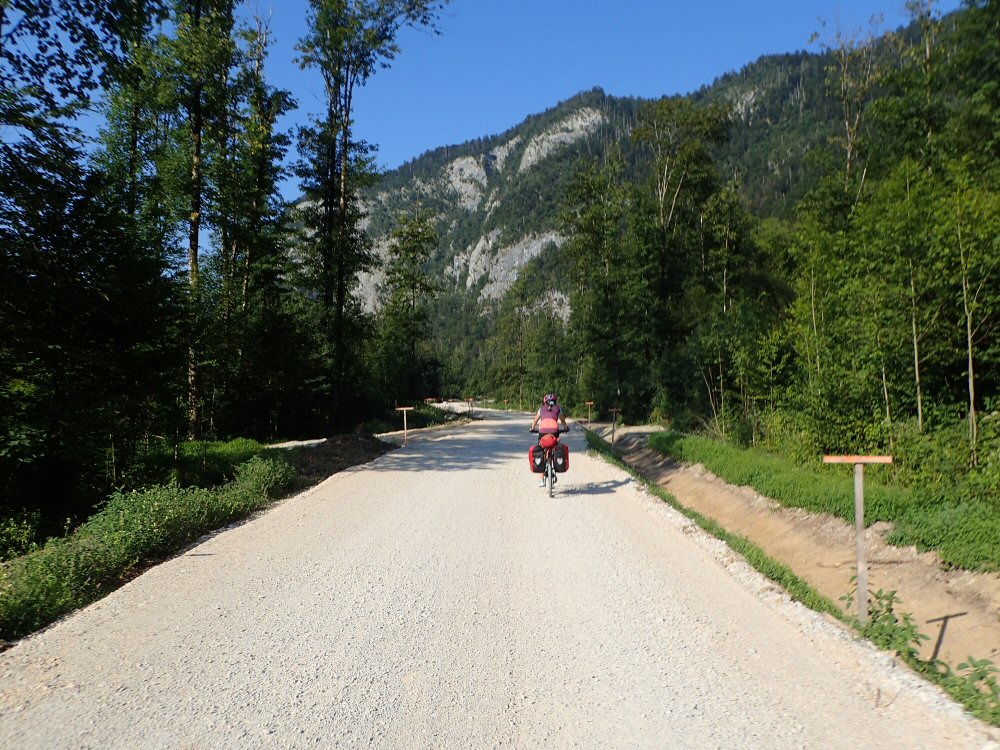 autoroute cyclable en construction