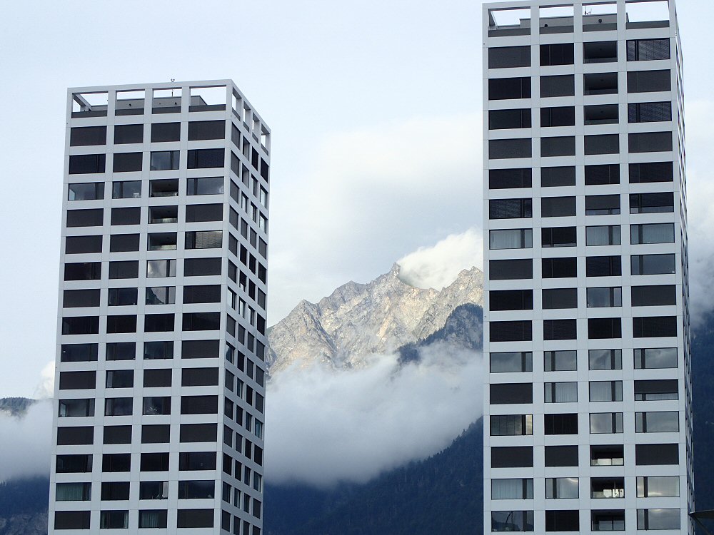 Twin towers de Chur